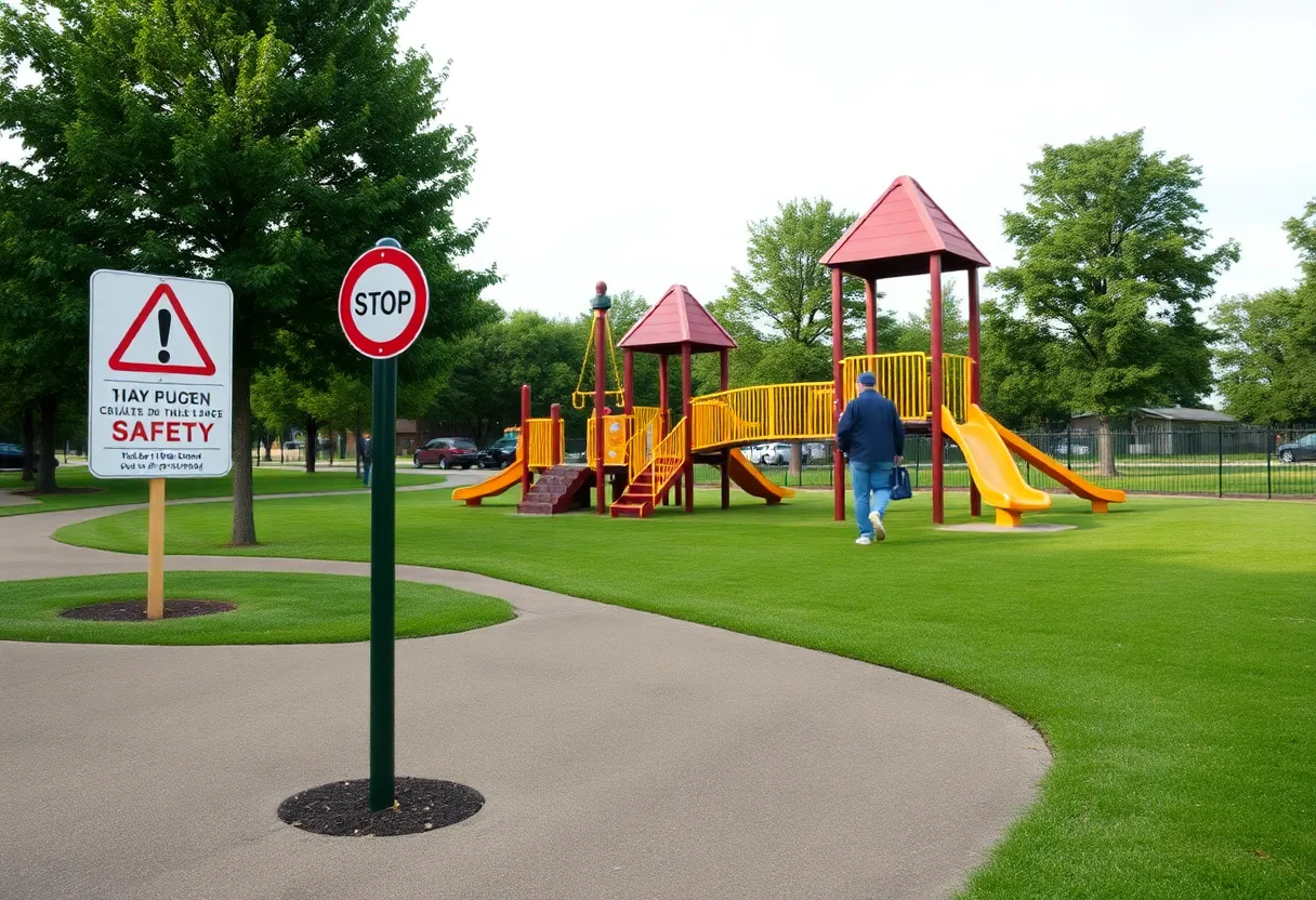 Playground safety measures post hit-and-run incident