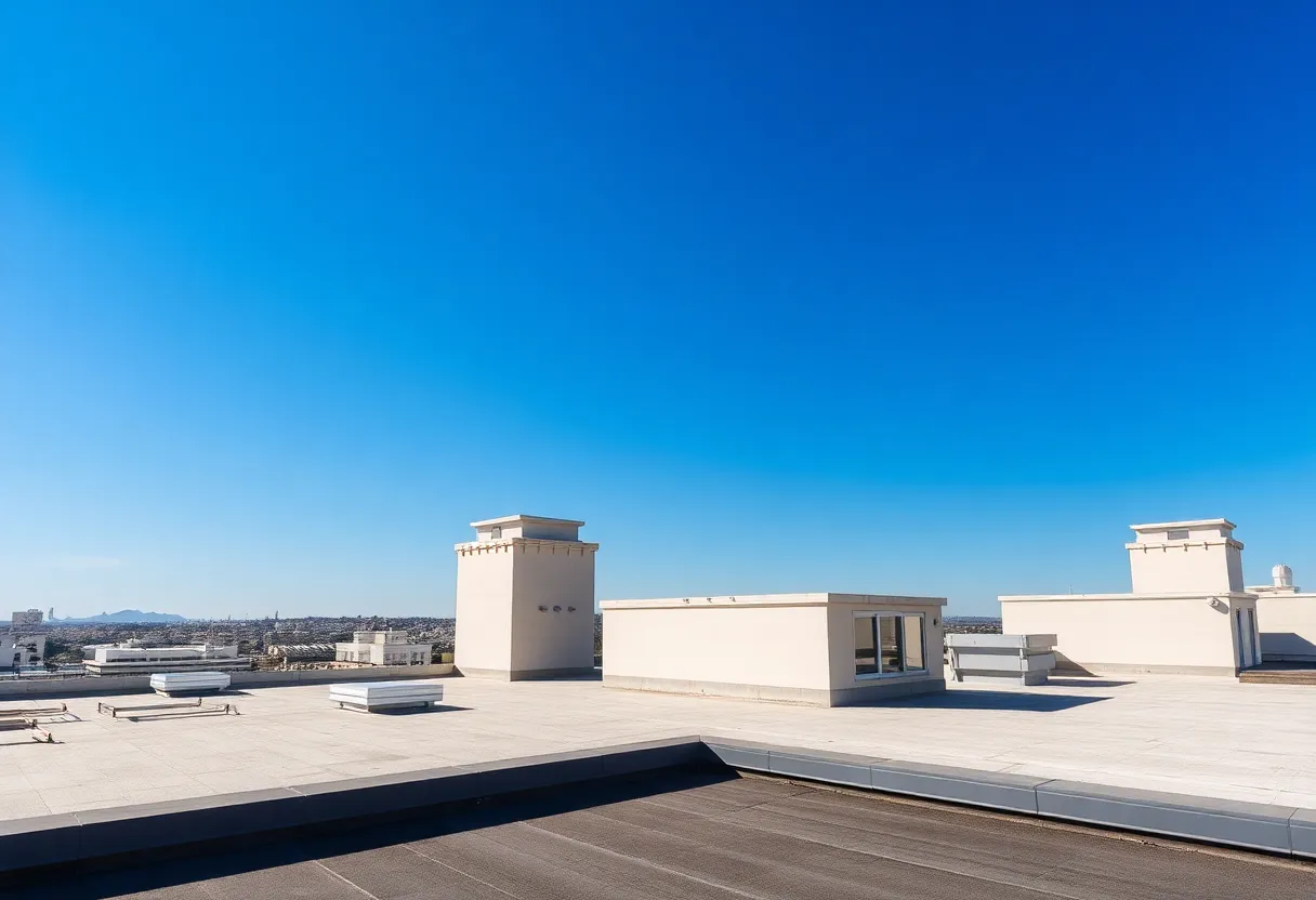 Beautifully renovated rooftop after a roof makeover