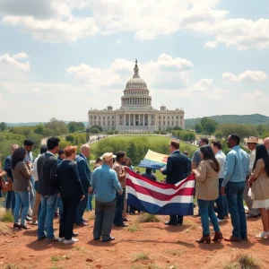 Symbolic representation of a new political party in America