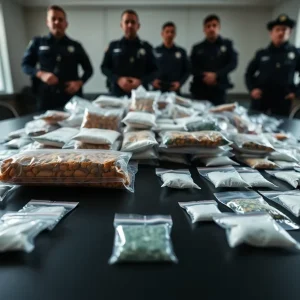 Fentanyl and methamphetamine seized by law enforcement
