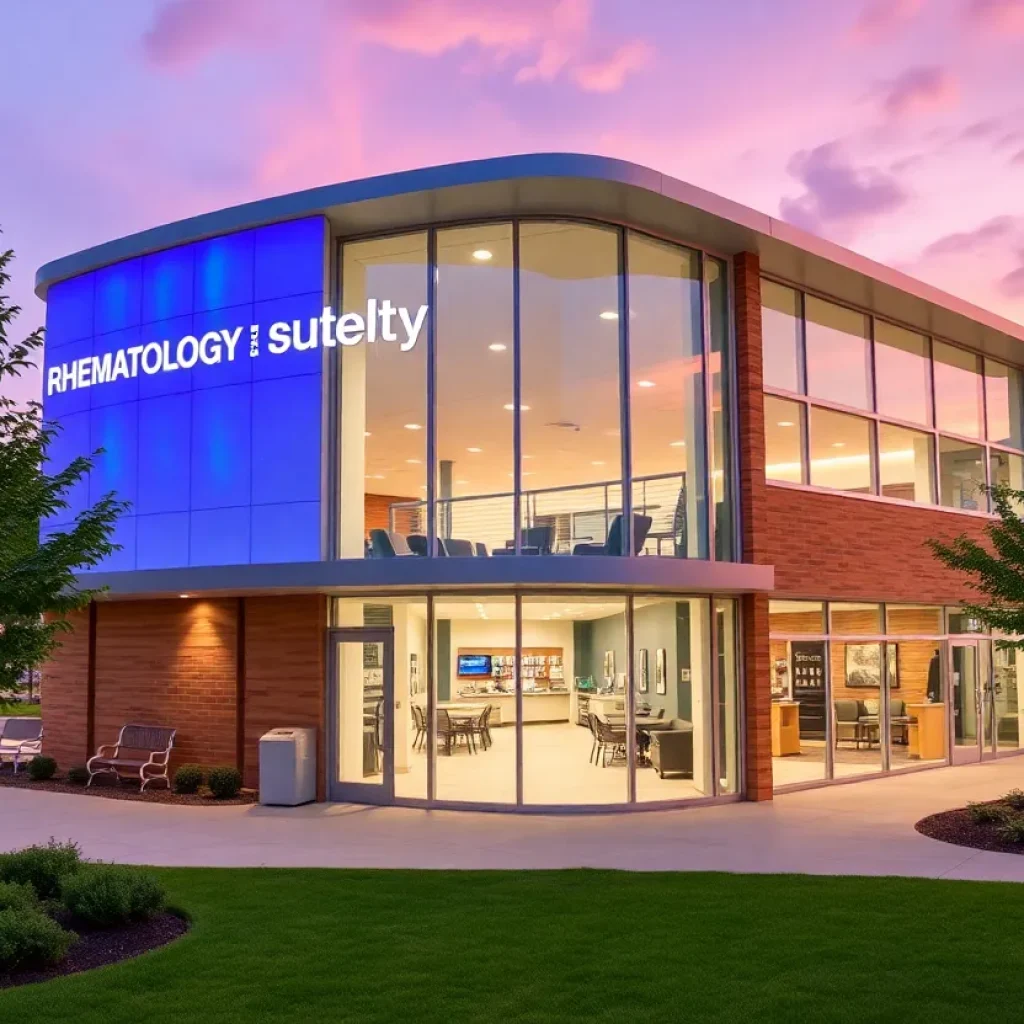 Exterior view of the new Greenwood Rheumatology facility