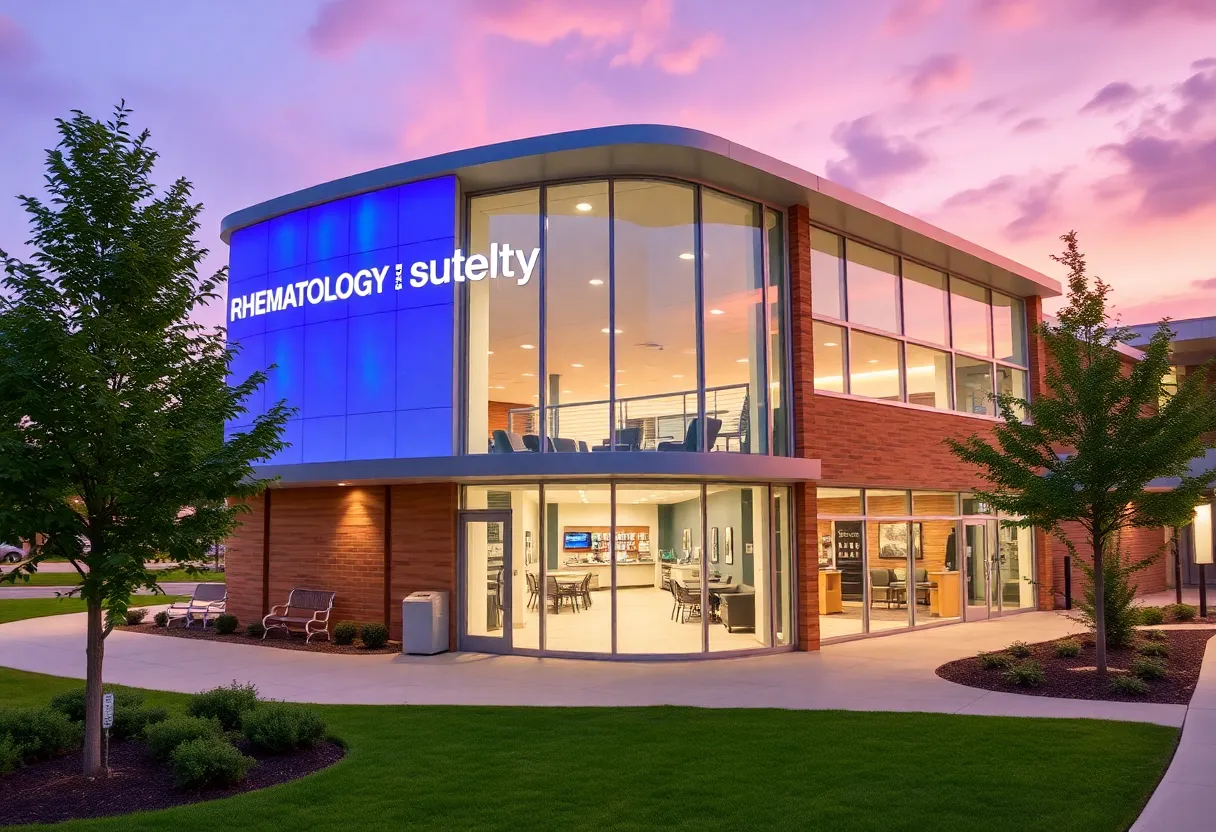 Exterior view of the new Greenwood Rheumatology facility