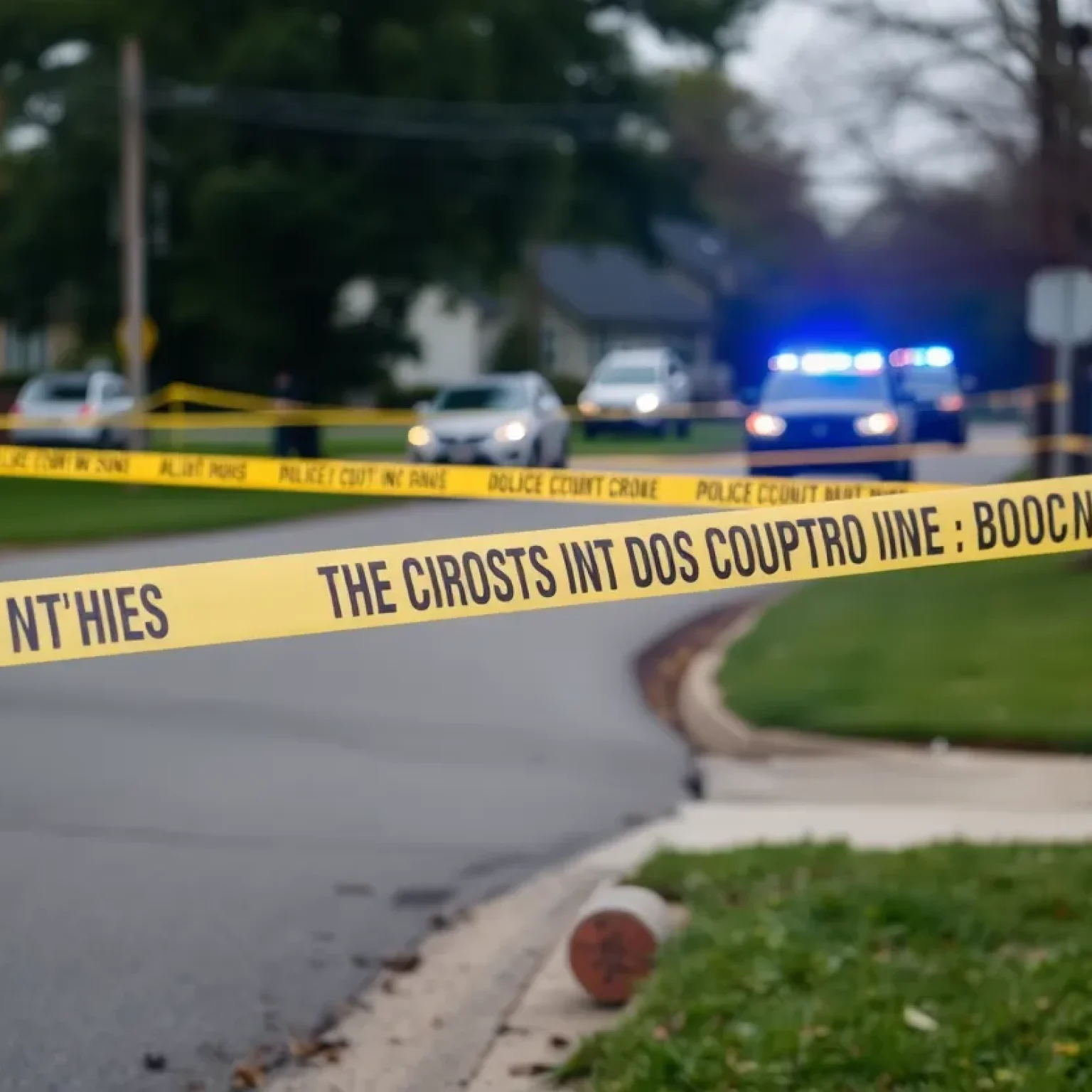 Police investigating a crime scene in Lancaster County.