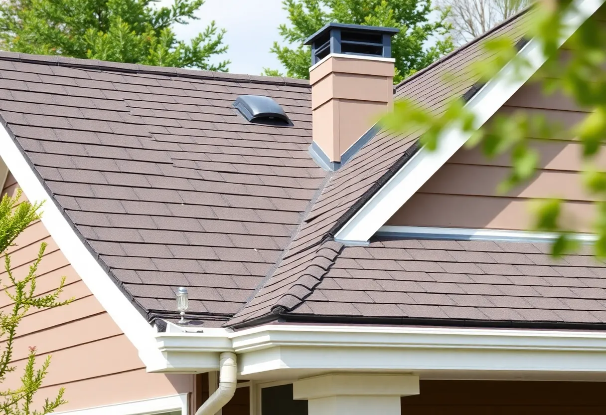 A modern house highlighting effective roofing accessories.