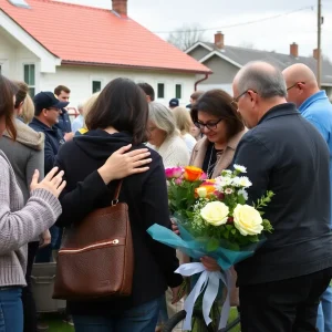 Community members gather to honor a lost leader in Abbeville.