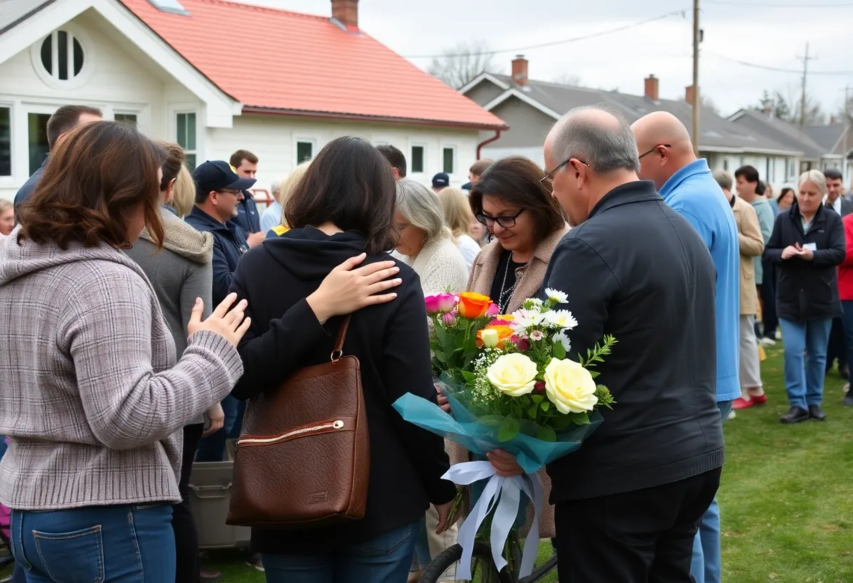Community members gather to honor a lost leader in Abbeville.