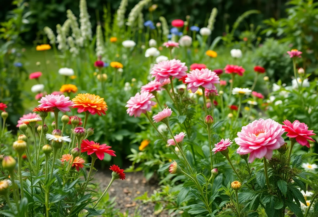 A beautiful garden representing the life and legacy of Edith Nantz.