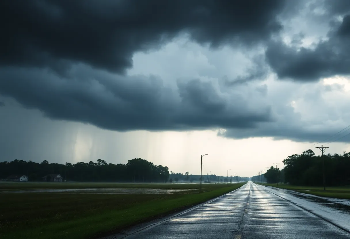 Heavy rainfall causing potential flash flooding in McCormick, SC