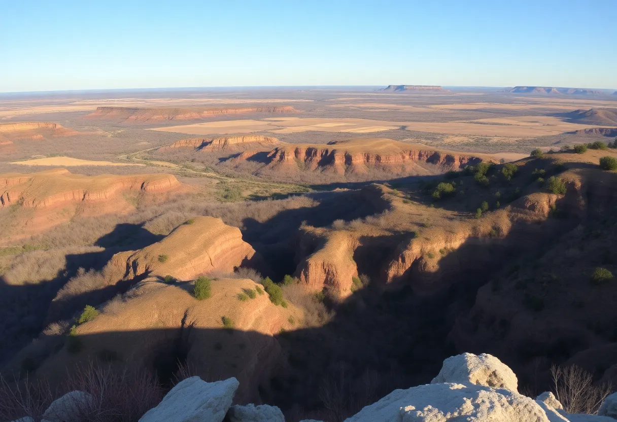 A view of Greenwood County showcasing its natural landscape and geological features.