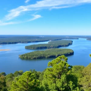 Scenic view of Greenwood County, SC near the Saluda River