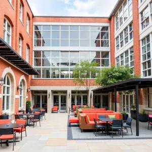 Interior view of the renovated Chipley Hall at Lander University