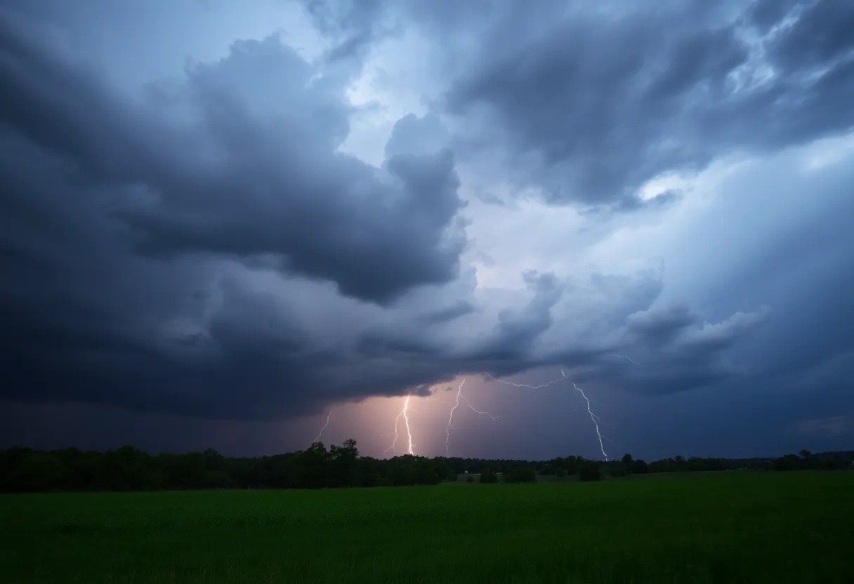 Gathering storm clouds over Greenwood County