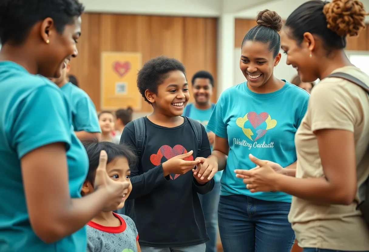 Community volunteers advocating for children in need