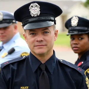 Law enforcement collaborating to combat child exploitation.