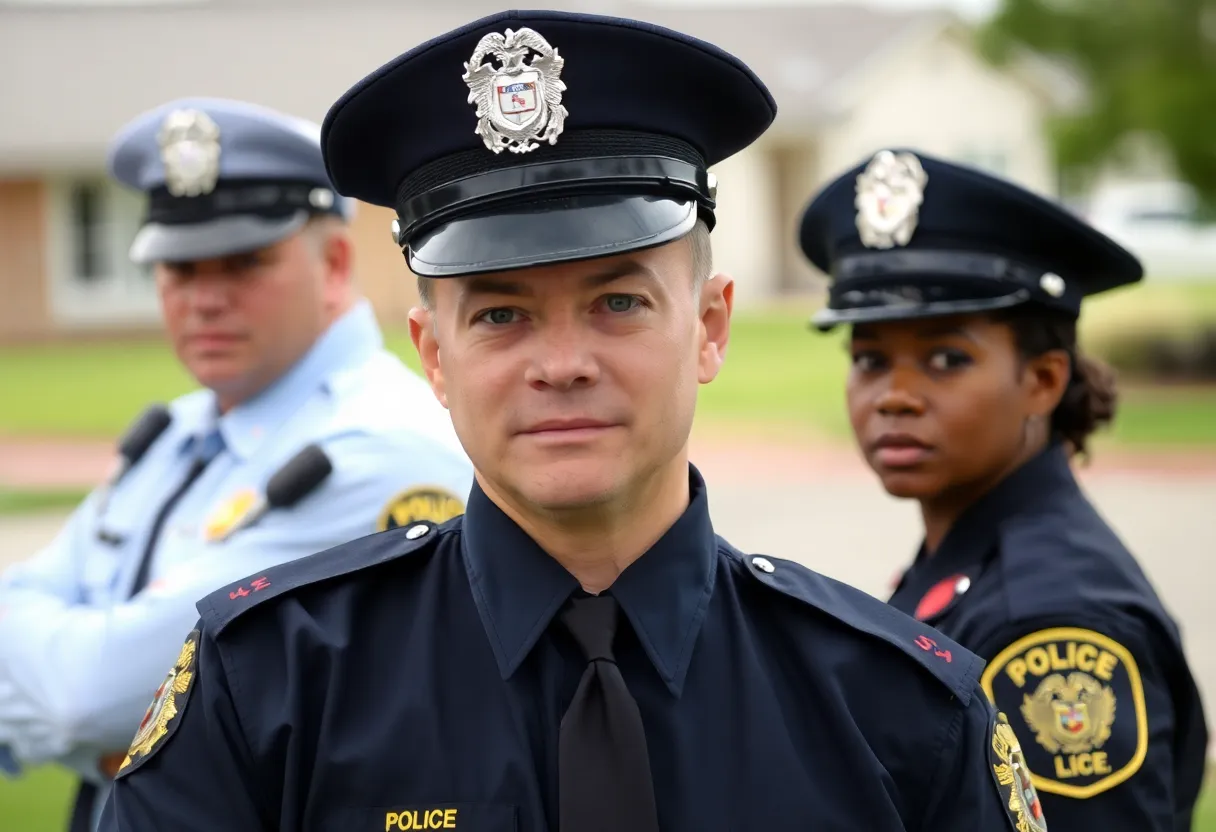 Law enforcement collaborating to combat child exploitation.