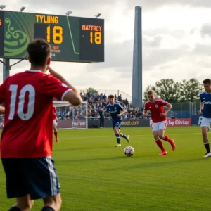 Greenwood Eagles playing against Chapman Panthers