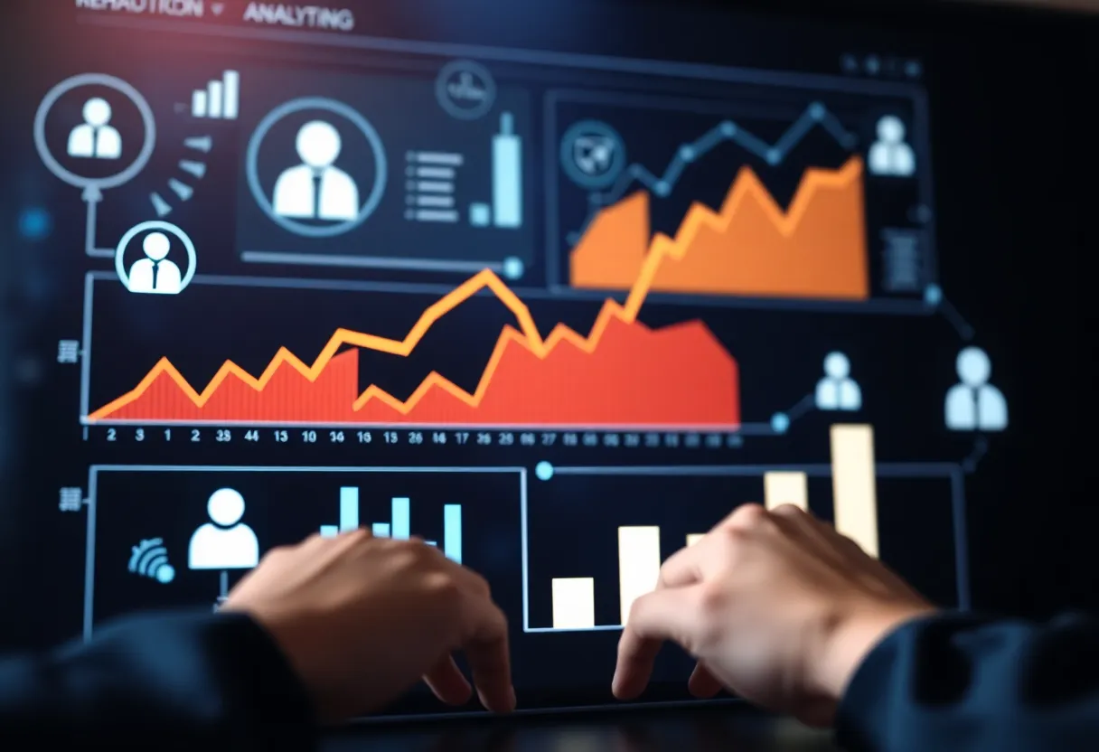 Marketing strategy illustration using behavioral analytics.