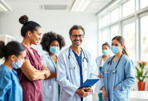 Community healthcare professionals collaborating for better health outcomes.