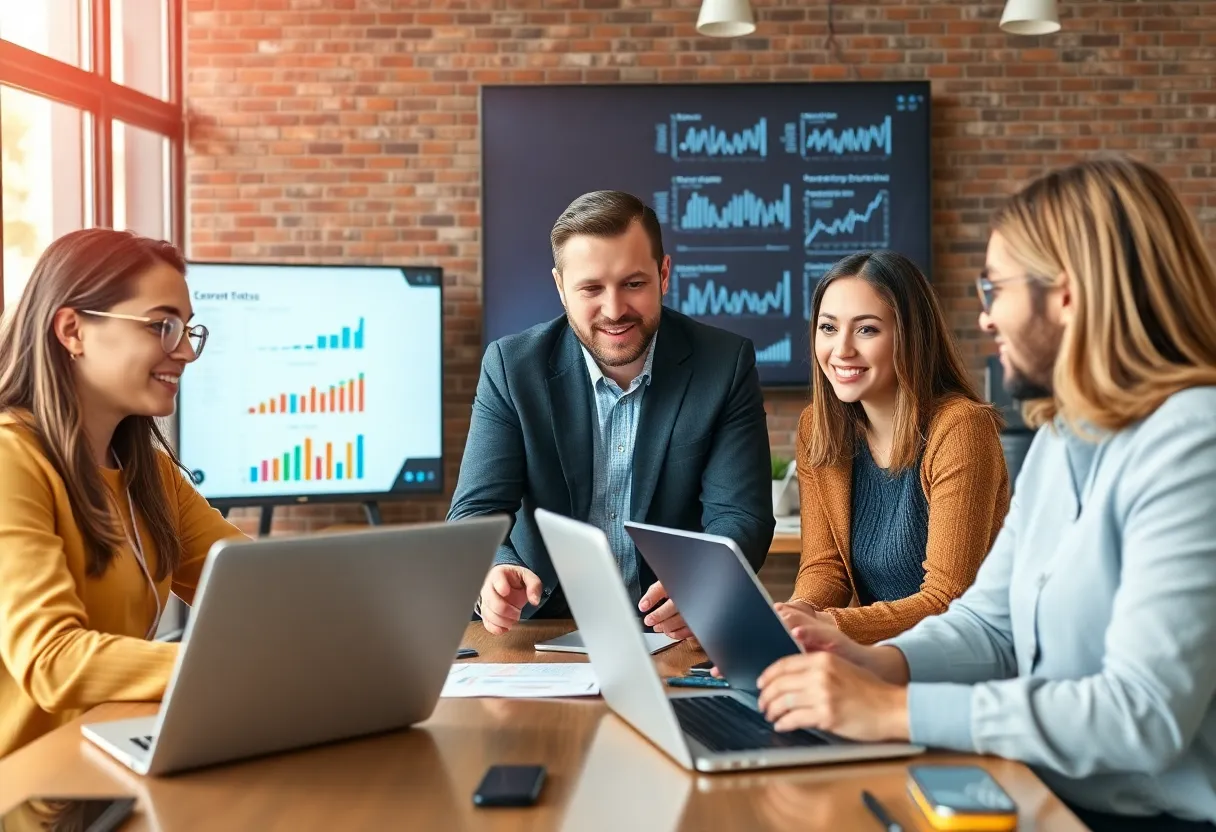 Meeting on dynamic content for digital marketing strategy