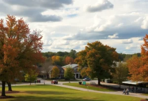 Partly cloudy weather in Greenwood, SC on October 7, 2025