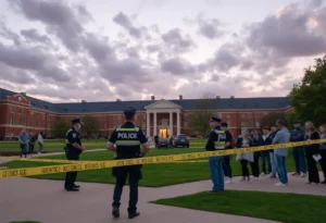 Police presence at Lander University after shooting incident