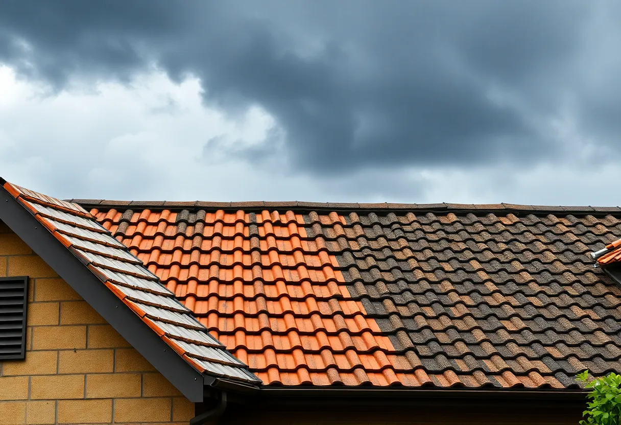 Different types of resilient roofing systems under severe weather conditions