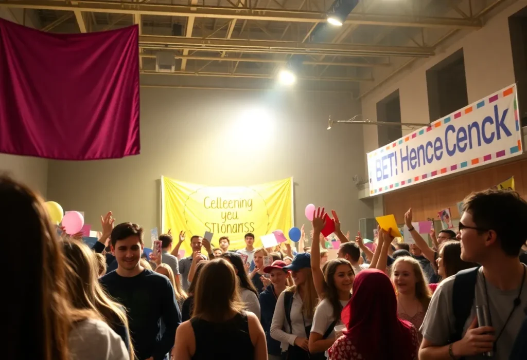 Community event honoring students for their achievements and leadership