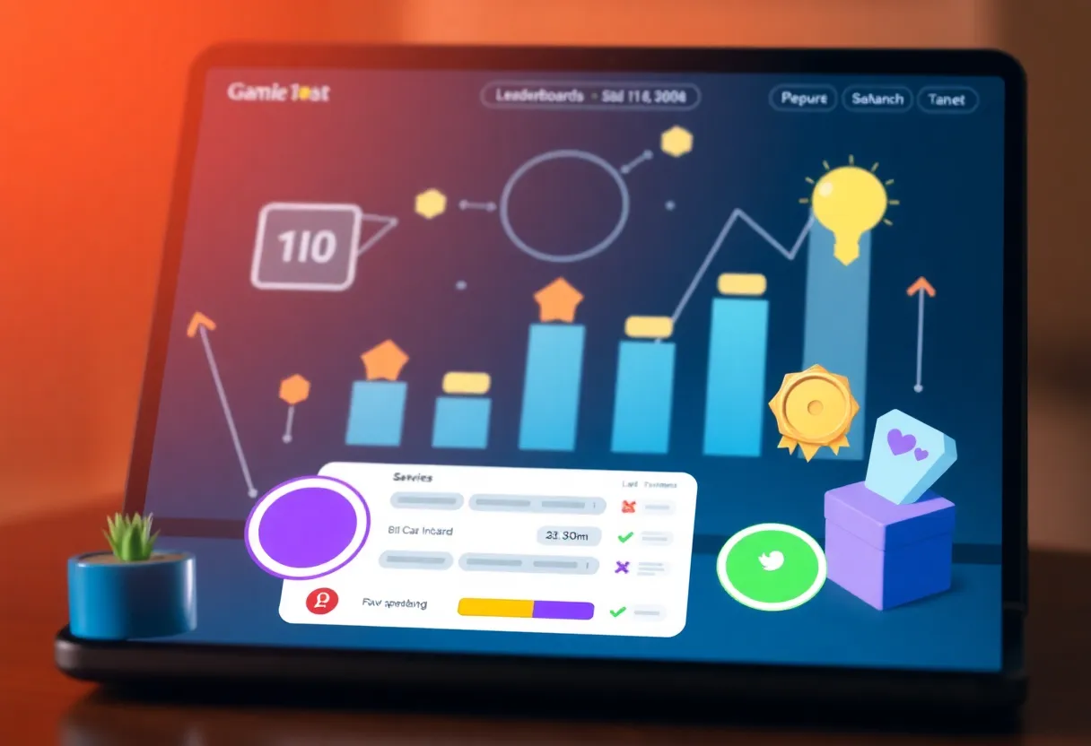 Gamification elements in digital marketing