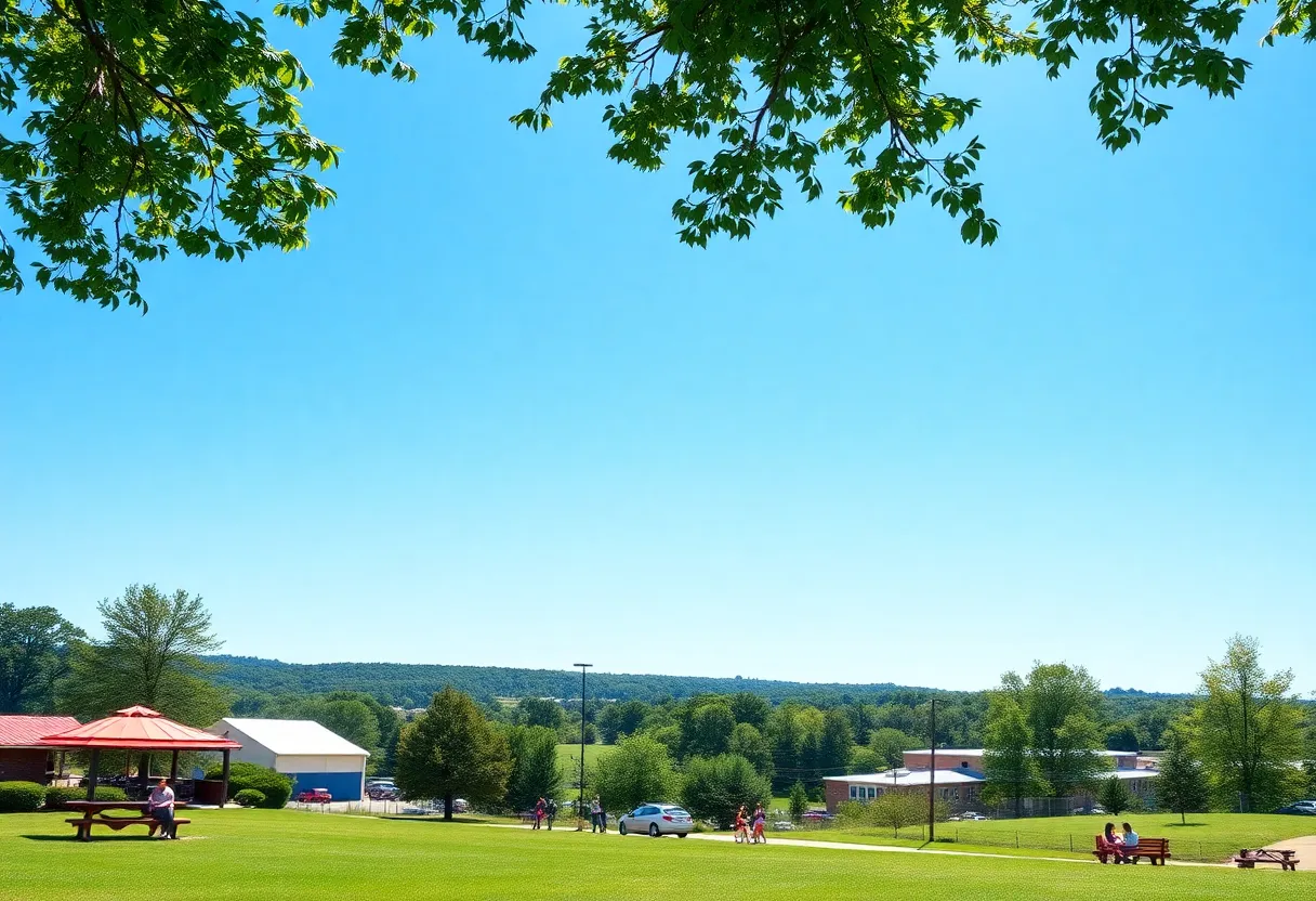 Clear skies and sunny weather in Greenwood SC