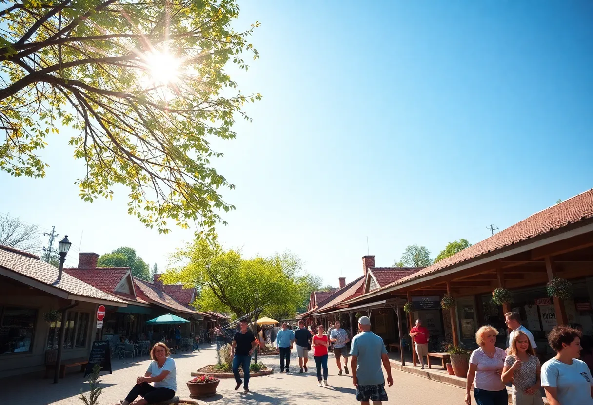 Bright sunny day in Greenwood, SC with clear skies
