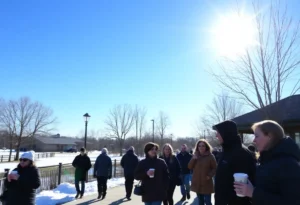 A bright sunny morning in Greenwood, SC during December