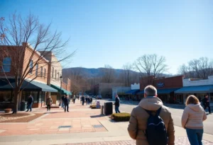 Outdoor scene in Greenwood SC on a sunny day