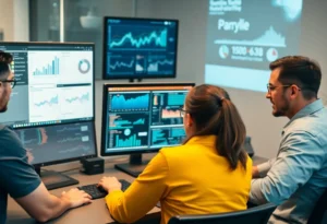 A marketing team leveraging predictive analytics