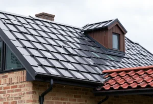 A variety of building roofs illustrating durability and design against climate