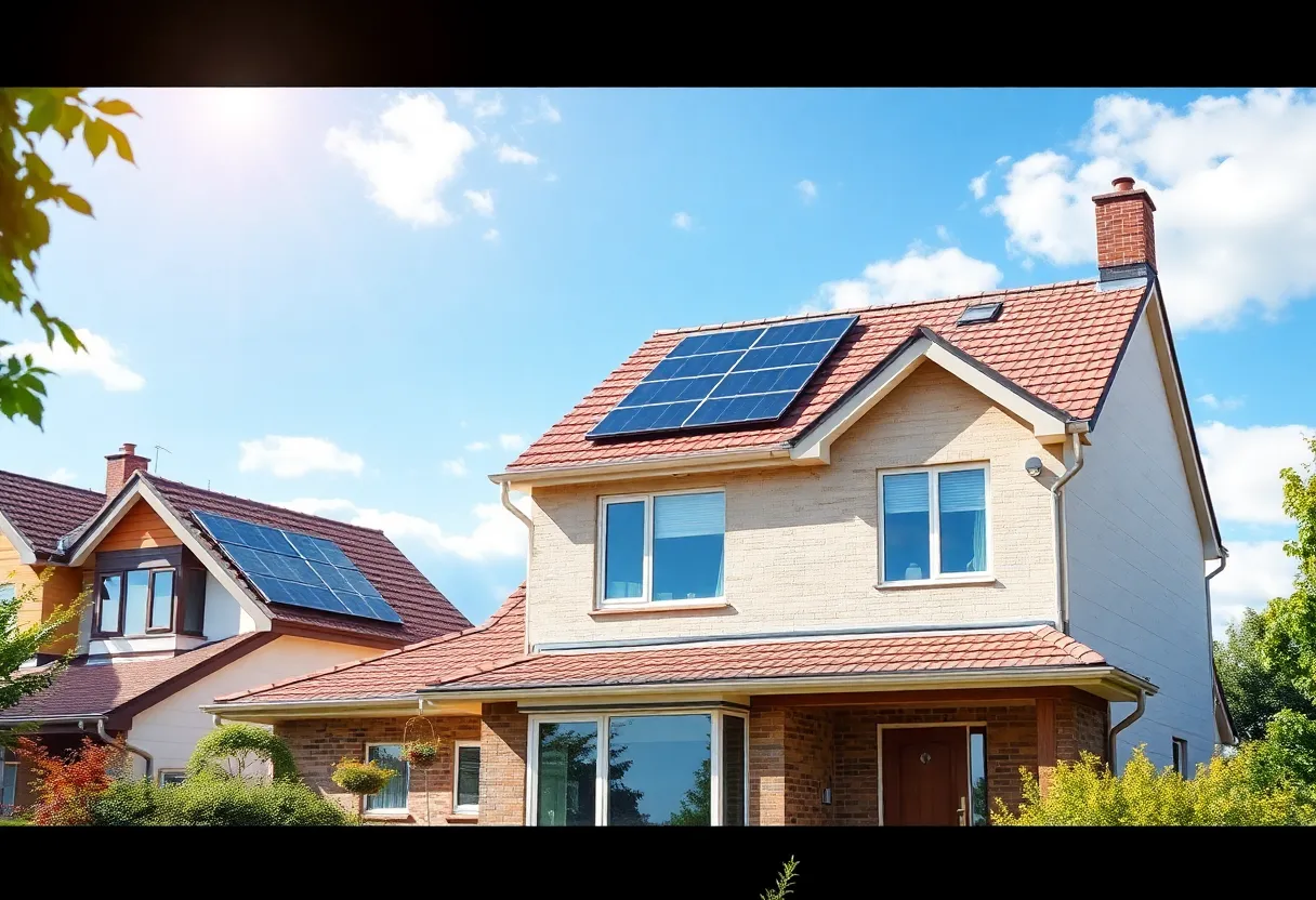 Various roof types demonstrating energy efficiency