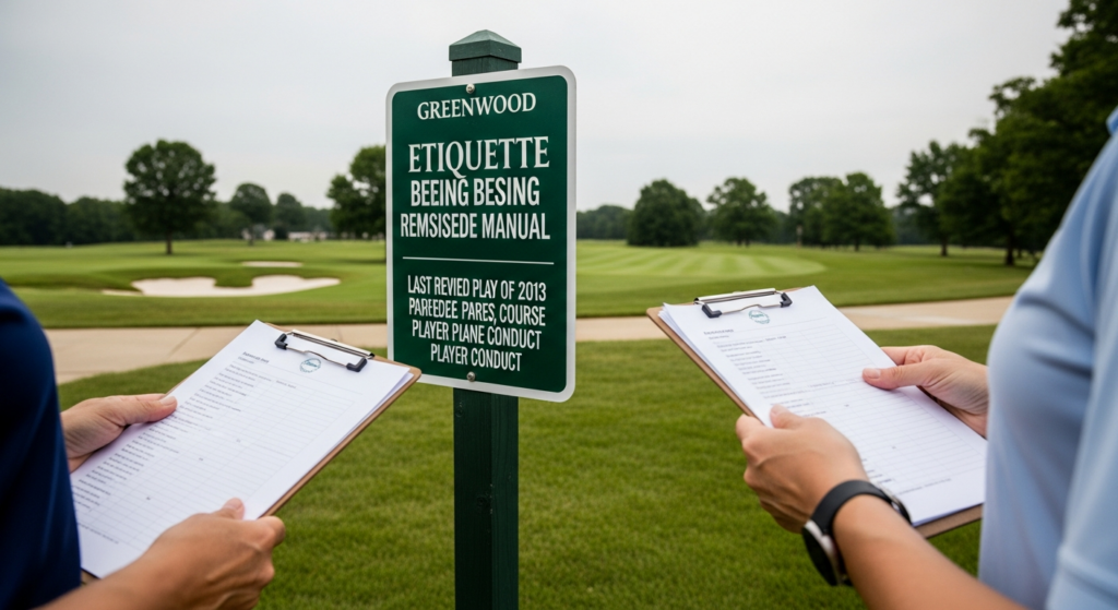 Greenwood Golfers Reminded of Etiquette Principles Outlined in Comprehensive Manual