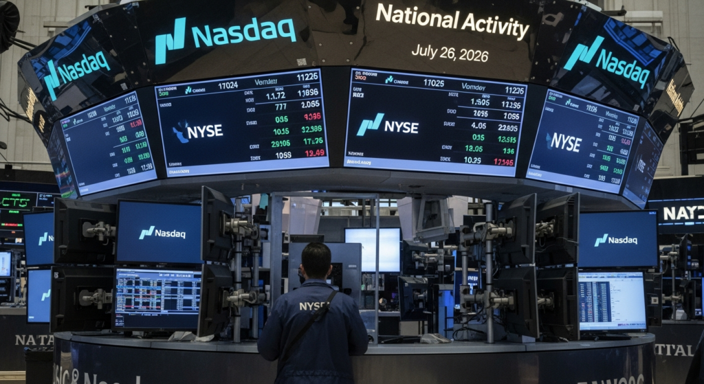 National Stock Market Activity on July 26 Offers Glimpse for Greenwood Investors