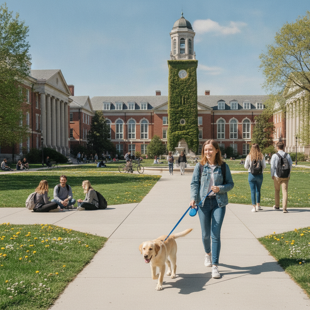 Clemson, LSU Students Raise Service Dogs Amidst Football Season