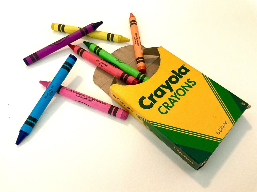 Box of crayons
