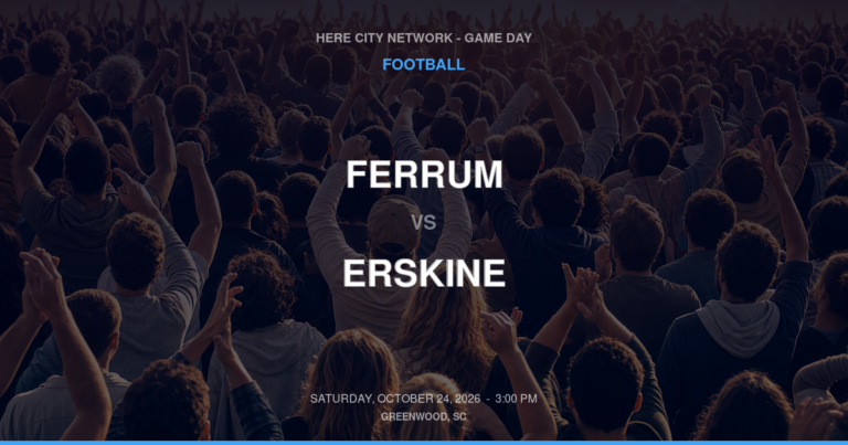 Ferrum vs. Erskine — Football Game Day — Due West, SC — Oct 24, 2026