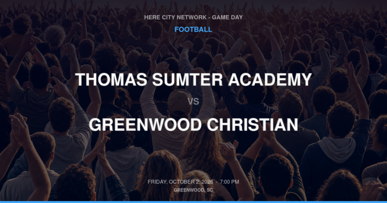 Thomas Sumter Academy 14, Greenwood Christian 42